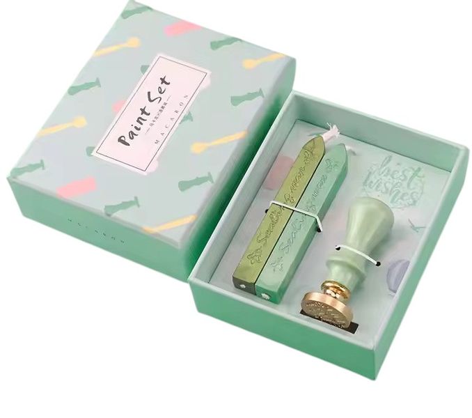 Wax Seal Gift Box with Sealing Wax Sticks, Melting Stand and Melting Spoon
