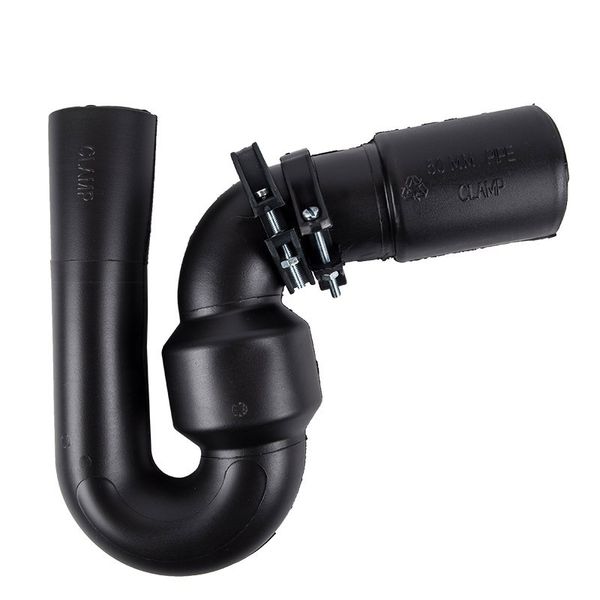 Mini Rubber Trap - Fitting - 38mm x 38mm - Black - Bulk Pack of 6