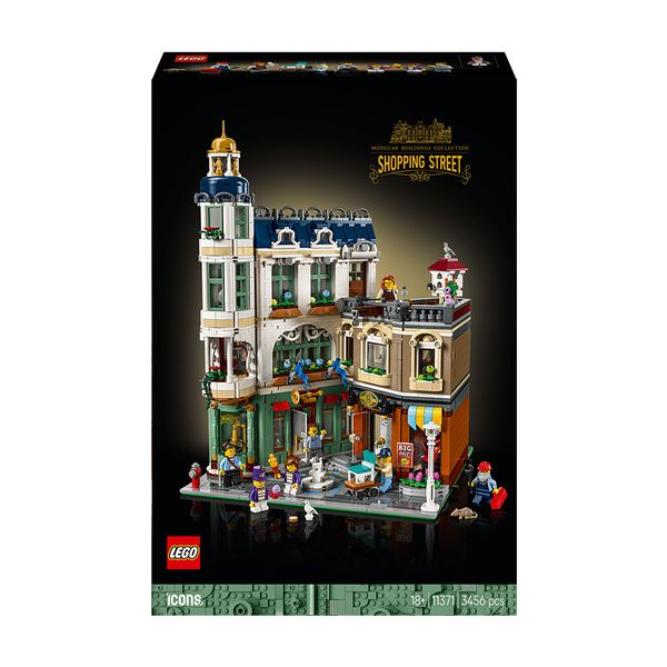 LEGO Icons Shopping Street Model Building Kit 11371