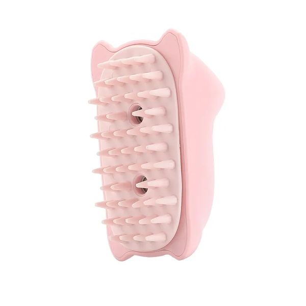 Steamy Cat &amp; Dog Brush | Double Steam Holes | Rechargable | 3 Settings
