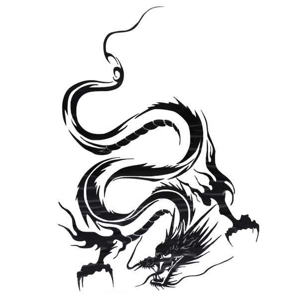 Dragon Bonnet Sticker Compatible for Nissan (50x36cm)