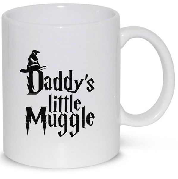 Harry Potter Daddy's Little Muggle Ceramic Coffee Mug (11Oz Standard Size)