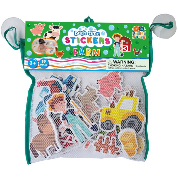 Bath Time Stickers: On The Farm