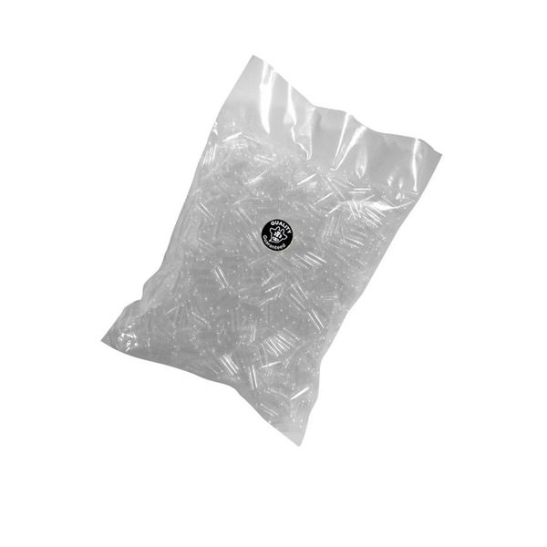 1000 Empty Gelatin Capsules Size 0 - (Clear)