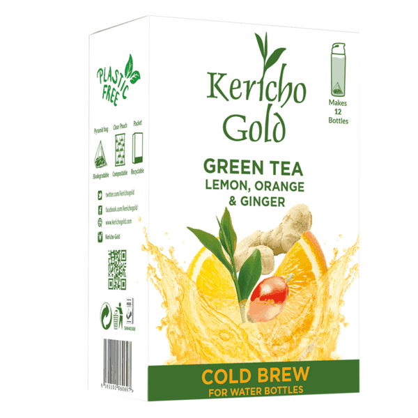 Kericho Gold: Cold Brew – Green Tea with Lemon, Orange, Green and Ginger