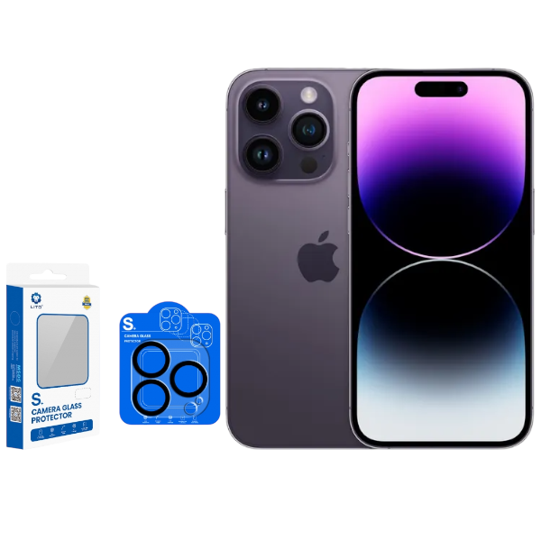 LITO Tempered Glass Camera Lens Protector For