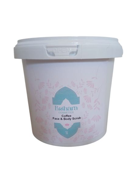 1L Bishara Cosmetics Coffee Face and Body Scrub