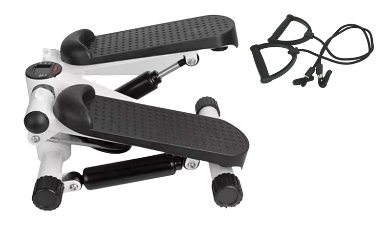 Digital Mini Stepper Premium With Arm Stretcher - Black