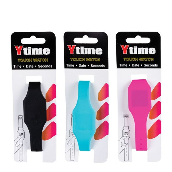 Bulk Pack x 3 Watch Silicone LED Display