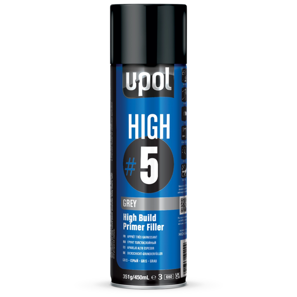 U-Pol - High#5 High Build Primer Aerosol 450ml