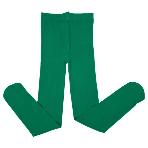 Kids Girls Velvet Tights Leggings Pantyhose Underpants Dark Green