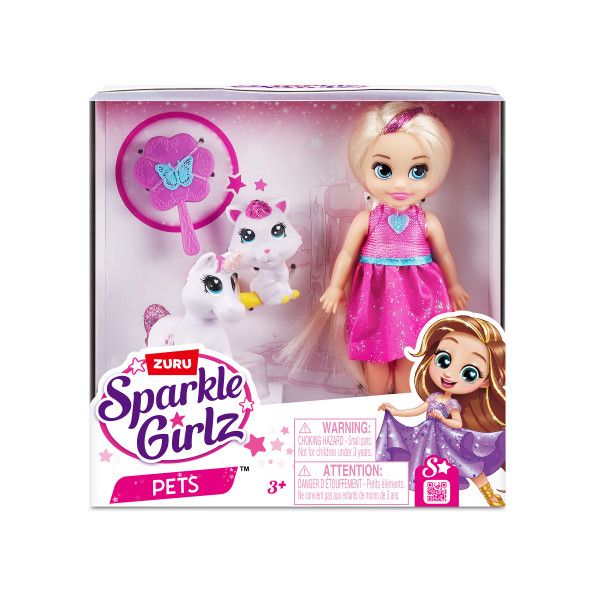 Sparkle Girlz Princess Doll and Pet Set by ZURU