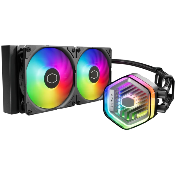 Cooler Master MasterLiquid 240 Atmos - Liquid Cooling System Fans ARGB