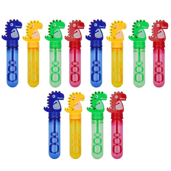 Dinosaur Bubble Tubes 14cm - Set of 12