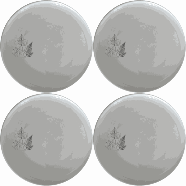 Aroids and Ferns Side Plate Set of 4 - Range 1
