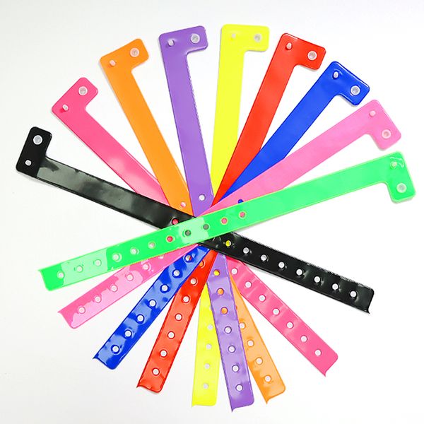 5 Colours Disposable Wristbands - 500 Pieces