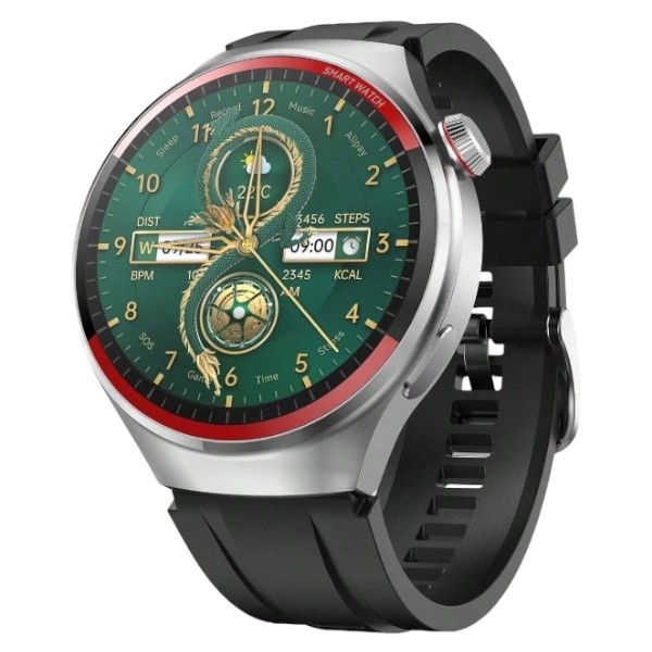 IP67 Water Resistant Smartwatch With Health Monitoring - Silver