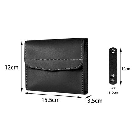 PU Leather Storage Pouch Universal Electronic Travel Accessories