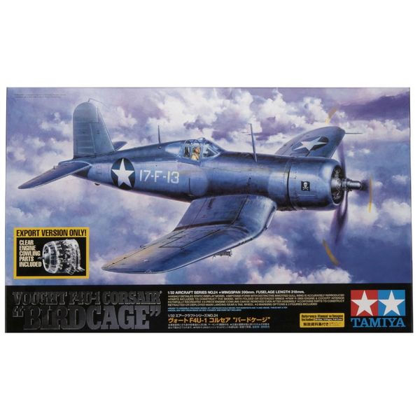 Tamiya 1/32 F4U-1 Corsair "Birdcage" Plane Plastic Model Kit