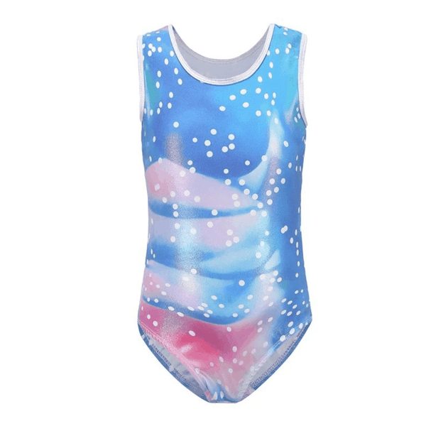Spotty Ombre Blue Leotard