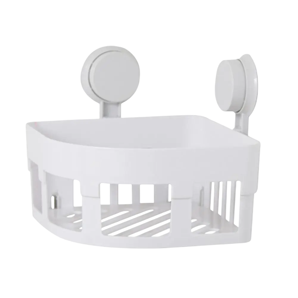 Kings Multifunctional Corner Bathroom Shelf Organizer Strong Suction Cup