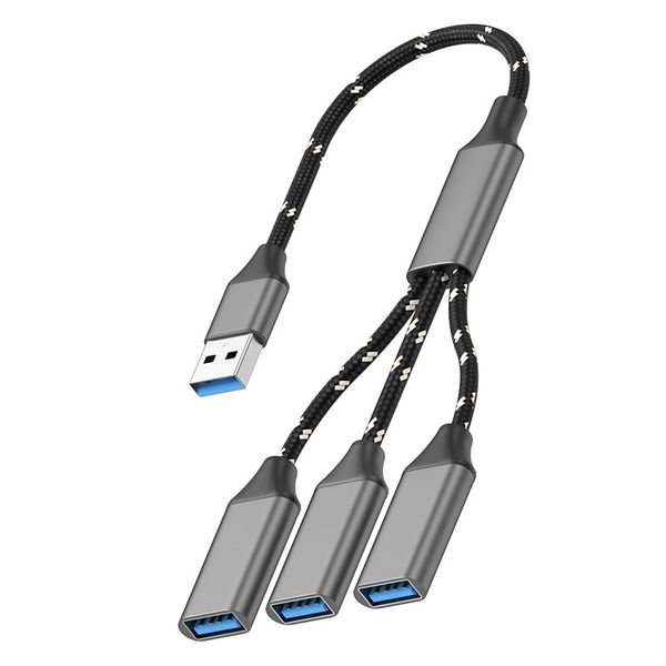 Type-C expansion dock, USB multi-port 3-in-1 hub, USB flash drive adapter
