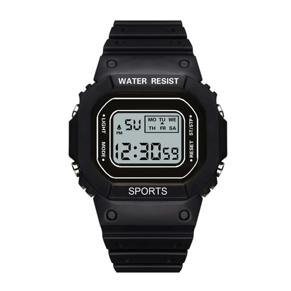 Black Sports Digital Watch