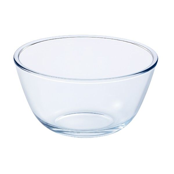 Clear Glass Mixing &amp; Serving Bowl - 800 ml