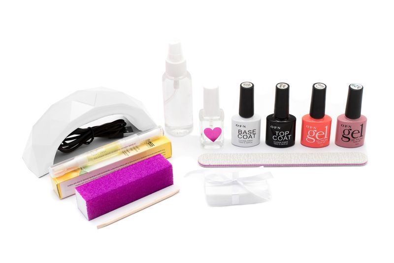 UV/LED Gel Nail Polish Starter Kit (Inc White UV Lamp)
