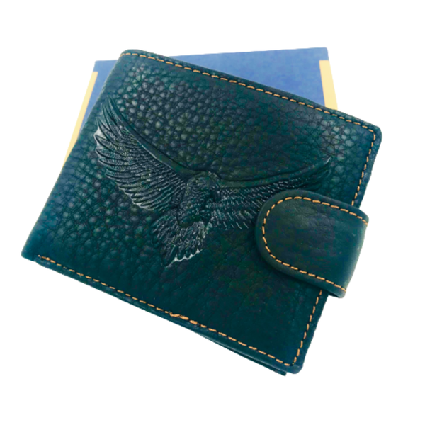 Genuine Leather Bifold Cowskin Wallet