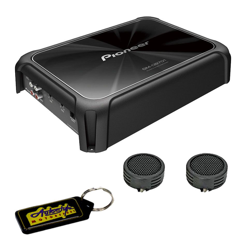 Pioneer 2400W ClassD Monoblock Amplifier & Evo Tweeters & Gel Key
