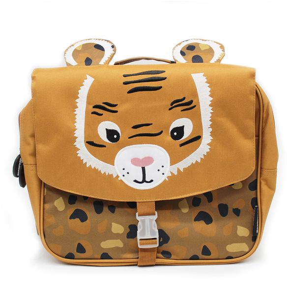 Les Deglingos Backpack Satchel "One Clip" School Bag 32cm - Tiger