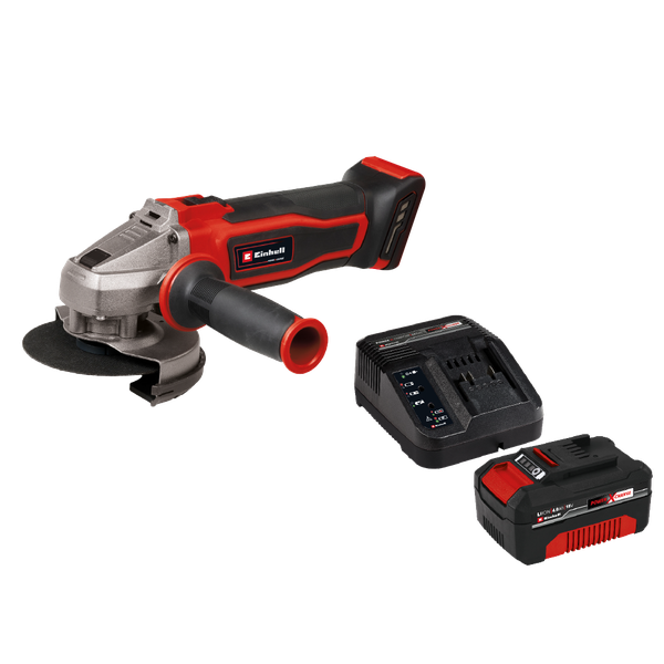 Einhell Cordless Angle Grinder with PXC- 4,0Ah 18V Starter Kit