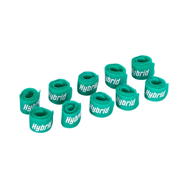 Hybrid CABHYB074 150mm Green Velcro Cable Straps - 10 Pack