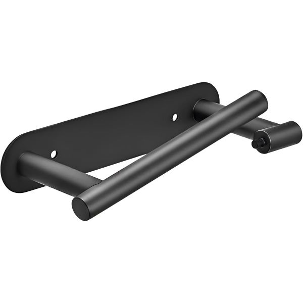 Wall Mounted Toilet Paper Holder with Rotating Double Bracket, 19.5x8x4cm