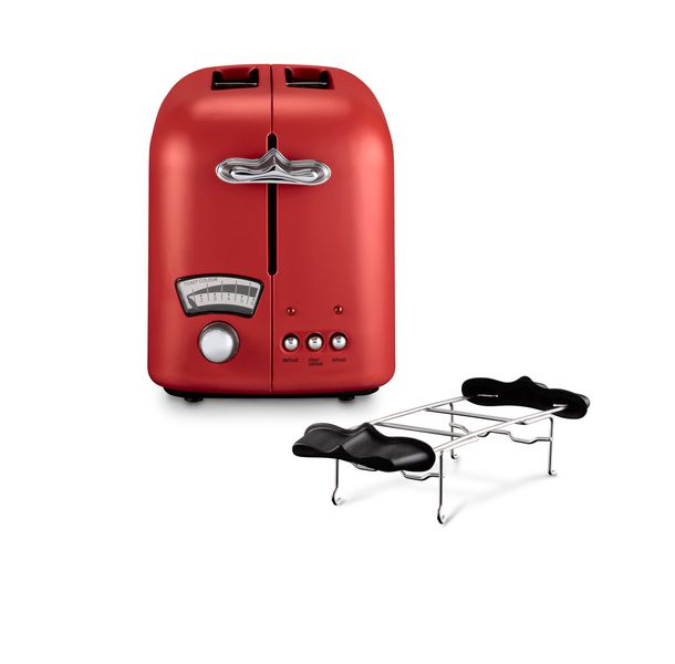 Delonghi - Argento Toaster Red - CT021.R