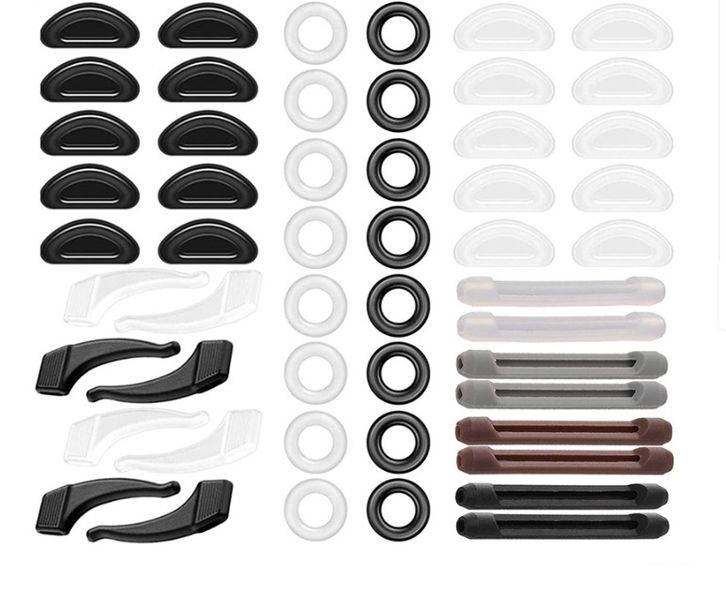 Silicone Eyeglasses Accessory Set - Temple Holder Anti-Slip Protectors for Sports and Learning