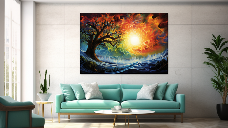 Canvas Wall Art - Creations Symphony Abstract - JT0133