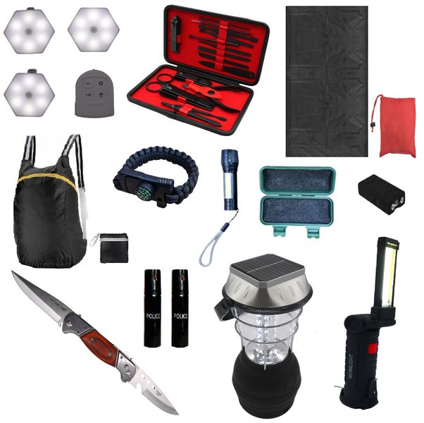 The Perfect Camping Survival Kit - 27 Piece