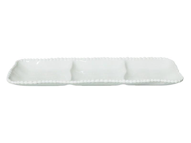 George &amp; Mason Dita Porcelain 3 Section Serving Platter-39.5x13x4cm