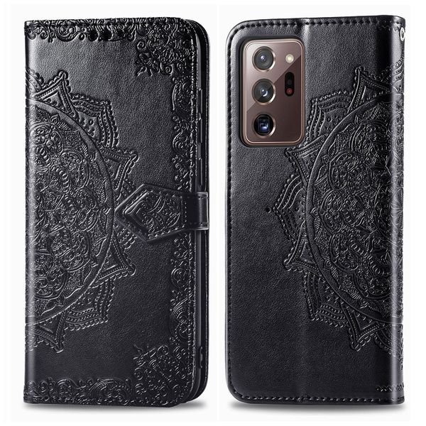 Leather Wallet Case Compatible With Samsung Galaxy Note 20 Ultra Flip Cover