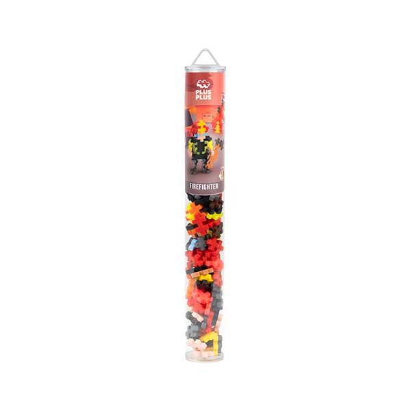 Plus Plus Firefighter - 100 Piece Tube