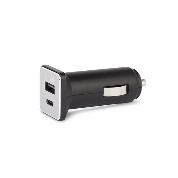 Moshi QuikDuo Car Charger with USB-C PD &amp; Quick Charge Black