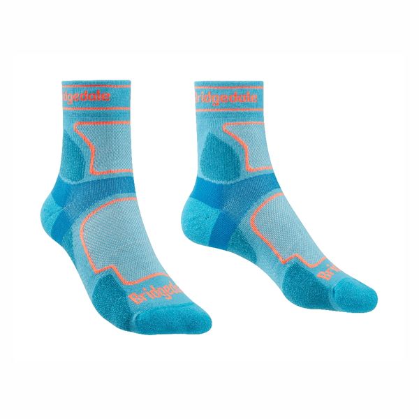 Bridgedale Trail Run Ultra Light T2 Coolmax Sport 3/4 Crew Womens Sock