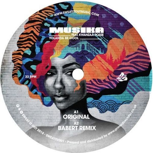 Yolanda Be Cool feat. Kwanzaa Posse - Musika 12" Vinyl w/ Remixes