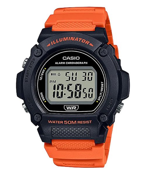 Casio - Standard Collection Mens 50m - W-219H-4AVDF
