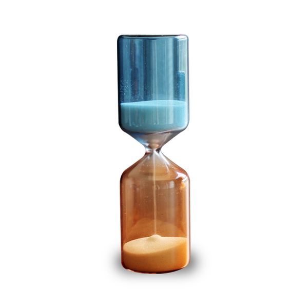 Simple Glass Hourglass Timer Home Decoration &amp; Ornament 15/30 Minutes