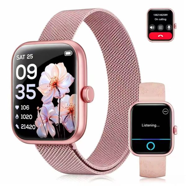 E T Easytao Alexa Smart Watch for Women Fitness Trakcer Sport watch -pink