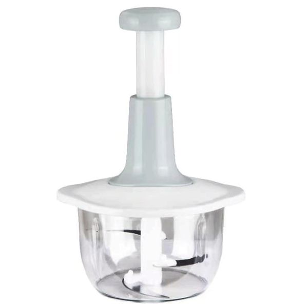 Press Chopper 2L Manual Food Chopper Hand Chopper for Vegetables Fruit