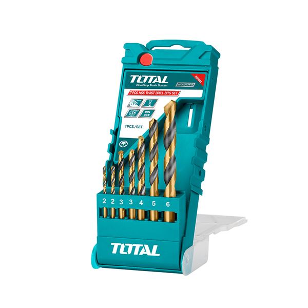 Total Tools 7Pcs HSS Twist Drill Bits Set (3 Sets)